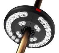 Lampe Parasol, Eletorot 28 LED Lumière Parasol 3 Modes Éclairage Rechargeable Lampes pour Parasol,Lumière de Secours, pour Panne de Courant pour Camping, Terrasse, Plage, Jardin et Piscine