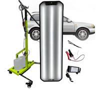 Lampe Pdr Kit: Lampe Led Amovible Pour DéTecteur Bosses, Panneau RéFlecteur Rotatif à 360°,Support Et Roulettes (95×26cm), Pour Techniciens Mobiles RéParation Bosses (Sans Batterie) Green