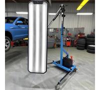 Lampe Pdr Kit: Lampe Led Amovible Pour DéTecteur Bosses, Panneau RéFlecteur Rotatif à 360°,Support Et Roulettes (95×26cm), Pour Techniciens Mobiles RéParation Bosses (Sans Batterie) Blue