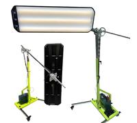 Lampe PDR Robuste (AC 110-220V/DC 12V), Panneau Réflecteur LED 6 Couleurs 95 * 26cm, Éclairage De Nivellement Sur Pied Avec Roulettes, Outils PDR Pour Carrosserie Automobile