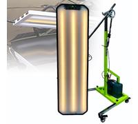 Lampe PDR Robuste, Panneau Réflecteur LED pour Débosselage, Outils de Débosselage, Panneau Réfléchissant LED avec Support Réglable, Kit d'Outils Manuels. Batterie Non Incluse Green