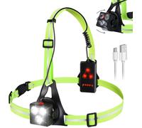 Lampe Pectorale - Lampe de Course - USB Rechargeable - 500 Lumens - Étanche IPX6 - 3 Modes