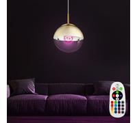 Lampe Pendante À LED RGB Avec Télécommande Pour Salle À Manger, Dimmable