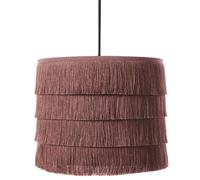 Lampe Pendante Design Moderne Plafonnier Abat-jour à Franges en Tissu Polyester