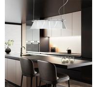 Lampe Pendante En Verre Design Satinée Pour Salle À Manger