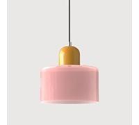 Lampe pendante moderne Art Déco Macaron Plafonnier Suspension Salon Chambre à coucher Luminaires suspendus pour cuisine Restaurant Café (Pink 4)