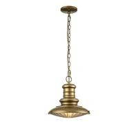 Lampe Pendelleuchte Laiton Antique Jardin IP44 E27 Ø 30,5 CM Aluminium