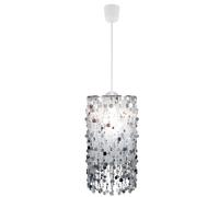 Lampe pendule pour enfants argent filles salle de jeux design lampe suspendue au plafond avec ampoules LED