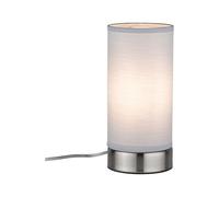 Paulmann Lampe à poser Pia 77059 E14 max. 25W Tissu noir mat/gris