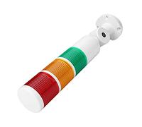 Lampe Pile D'alarme Attention Lumière 3 Couleurs 24V, avec Buzz Sound, CNC Machine Outil D'avertissement Industriel Lumière