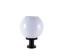 Lampe pilier électrique/solaire créative, boule créative, Globe extérieur étanche, colonne lumineuse ronde, cour, jardin, villa, paysage, porte, éclairage de poteau, pelouse, allée, lanterne