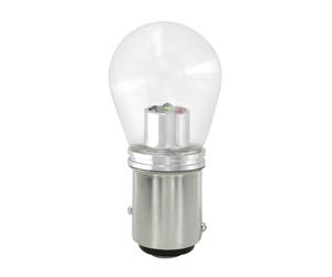 Lampe Pilot Mega-Led 16 9/32V 1 Smd X 16 Chips P21/5W BAY15D 2 Pcs Blanc