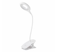 Lampe Pince pour Lit Led,Rechargeable Lampe de Lecture à Pince,3 Intensités | 3W, Col Flexible, Sans Fil, USB Rechargeable, Pince Stable, Éclairage Réglable, Pour Lire, Étudier ou Travailler