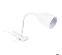 Lampe pince ""Sily"" blanc H43cm - Atmosphera createur d'interieur