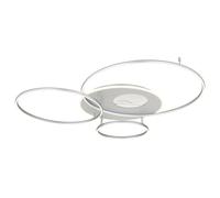 Lampe Plafond LED Globo Dimmable Aluminium Argent 105,3x126,4x13 cm