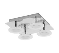 Lampe Plafond LED OSRAM Smart+ Dimmable Aluminium Argent IP44 Salle de Bains