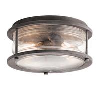 Lampe Plafonnier Acier Verre D 30,5 CM 1 à Feux avant-Toit Kolonial-Stil