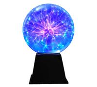 Lampe Plasma Magique Lampe Plasma 6"" Bleu Sensible au Toucher et au Son Lumière