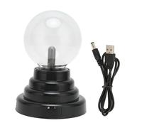Lampe plasma tactile, globe lumineux, boule plasma interactive alimentée par USB, outil d'apprentissage scientifique pour enfants et adultes,
