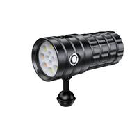 Lampe Plongée sous Marine Torche Photo sous-Marine, Lampe de Plongée sous Marine Super Lumineuse 3500 Lumens, Lampe Vidéo sous-Marine Étanche 100m, Éclairage sous-Marin Professionnel