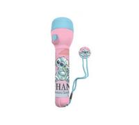Lampe poche LED Enfant Stitch Disney 16 cm avec dragonne - Lampe Torche Nuit, Lecture, Camping - Set Accessoire et Carte