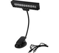 Lampe portable 10 LED à pince pour pupitre de musique Lampe de lecture de bureau pour chambre AC 110V ~220V 1#