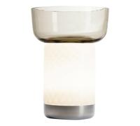 Lampe Portable Artemide Bontá Gris avec Bol en Verre