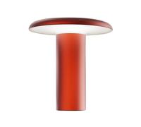 Artemide Takku Lampe rechargeable LED rouge , Vente d'entrepôt, neuf, emballage d'origine Ce luminaire comporte des modules à LED prémontés de classes énergétiques A A++, A+, A