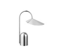 Lampe de table portable avec batterie Arum acier inoxydable WxHxD 14.5x30x21cm
