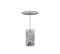 Lampe Portable Asteria Move Mini en Marbre Gris /acier