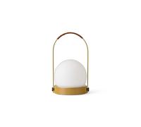 Lampe Portable Audo Carrie Acier/Marron doré/Cuir