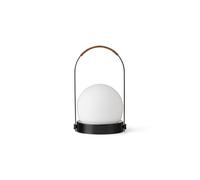 Lampe Portable Audo Carrie, Acier Noir /cuir