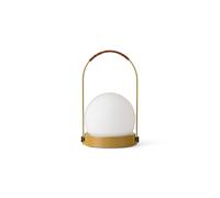 Lampe Portable Carrie Acier/Marron doré/Cuir