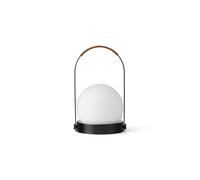 Lampe Portable Carrie, Acier Noir /cuir