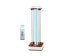 Lampe Portable de stérilisateur UV avec télécommande, 36W Mobile Lumière Germicide pour la Maison Réfrigérateur de Voiture, 15/30/60 Min Minuterie, désinfection sans Fil d'ozone pour la Salle de Bain