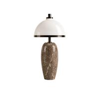 Lampe portable Eternal Moonlight Ø12 cm Marbre brun/Laiton brossé