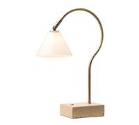 Lampe Portable Halo Design Question en Laiton Antique/opale