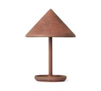 Lampe Portable Terra, Déchets de Café, Rouge Rouille