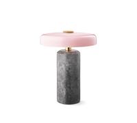 Lampe Portable Trip en Marbre Argent /rose