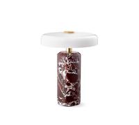 Lampe Portable Trip en Marbre Bordeaux /opale Brillante