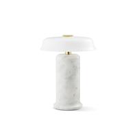 Lampe Portable Trip No. 2 en Marbre de Carrare/opale Brillante