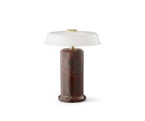 Lampe Portable Trip No. 2 , Marbre Bordeaux /opale Brillant