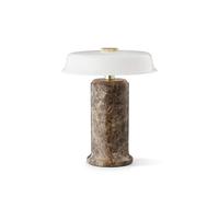 Lampe Portable Trip No. 2 , Marbre Emperador Foncé/opale Brillante