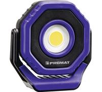 Lampe portative à LED rechargeable 3,7 V 2600 mAh Li-Ion 7 W 100-700 lm Temps de charge 4 h PROMAT