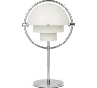 Lampe Portative Multi-Lite Chrome/ Blanc Mat
