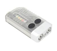 Lampe porte-clés avec batterie rechargeable USB-C, lampe de poche à haut rendement lumineux, plusieurs modes d'éclairage, lumière UV 365 nm, queue