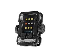 Lampe Porte-Clés Multifonctionnelle Rechargeable Longue Durée de Vie de la Batterie Voyant D'Avertissement Lumineux Lampe de Poche Extérieure