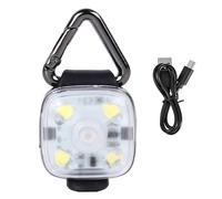 Lampe pour Collier Chien | LED USB Rechargeable 3 Modes | Lampe pour Portable | pour Escalade Marche Quotidienne Course Matins Tôt Activités En Plein Air Harnais Poitrine, Se référer à la description