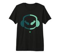 Lampe pour Le Visage Funny DJ Smiling, Deux Couleurs Vertes T-Shirt Haut de Gamme