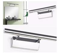 Lampe Pour Salle de Bain Miroir Tableau Meuble Blanc 3W 12 LEDs SMD5050 AC85-265V 260LM Lumière Applique Mural Acier Inoxydable